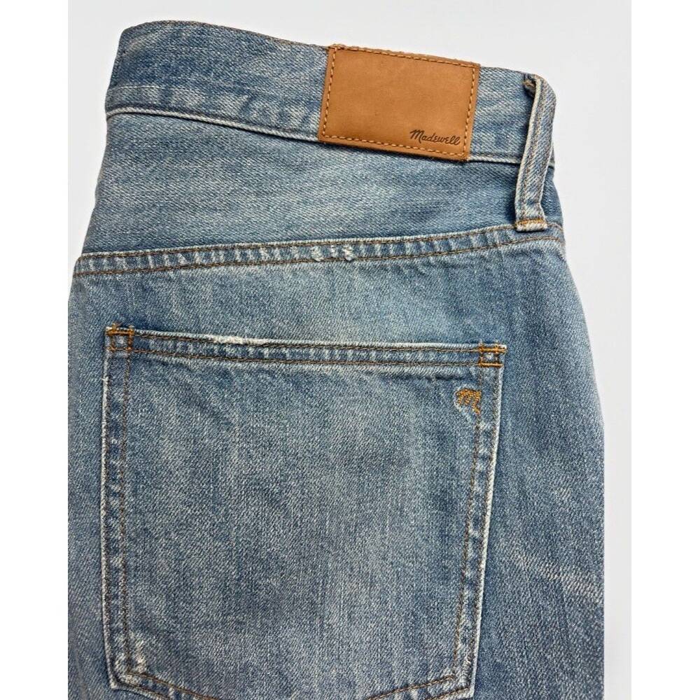 Madewell Perfect Vintage Jeans Womens 32 High‎ Rise Distressed Straight Denim - Picture 6 of 13